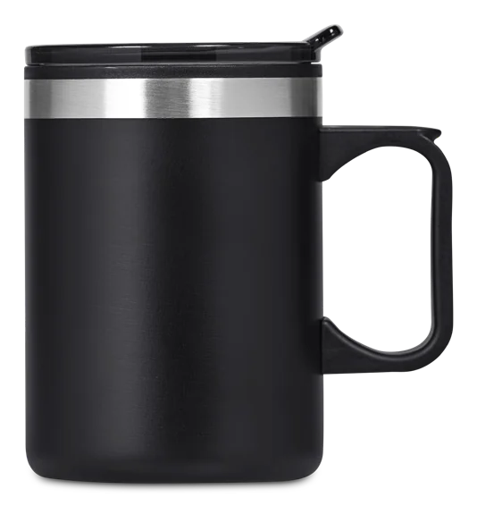 Caneca de parede dupla ANGELO em aço inoxidável e plástico – 360ML