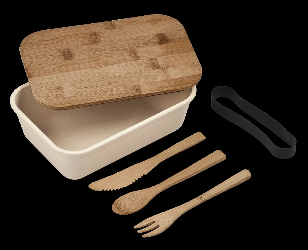 NATURA PLUS Conjunto de Marmita em Fibra de Bambu