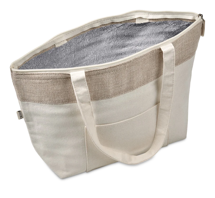 ARSHI Cooler de Almoço em Algodão e Juta para 12 Latas