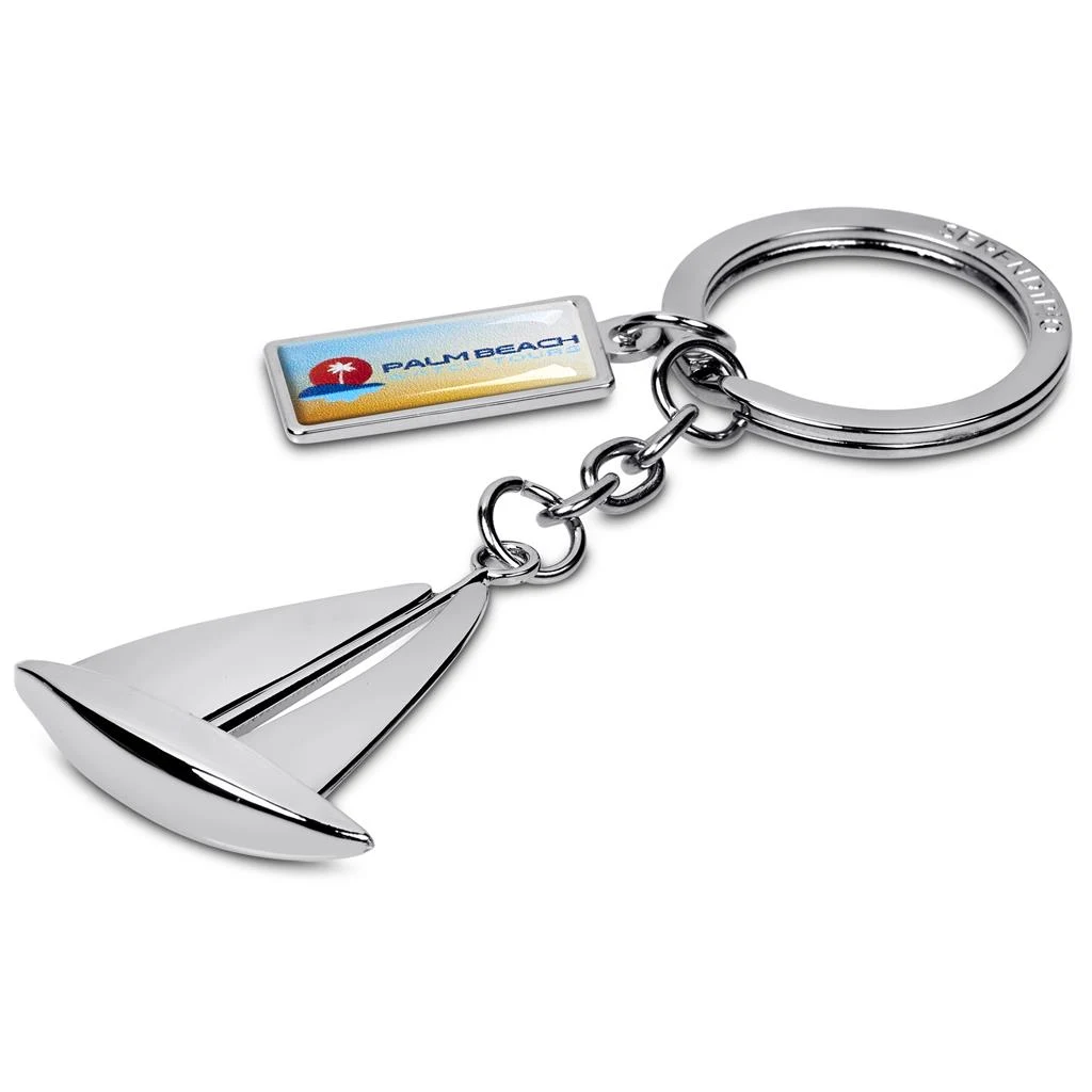 Serendipio Sailboat Charmed Porta-Chaves | Gp-Sd-127-B