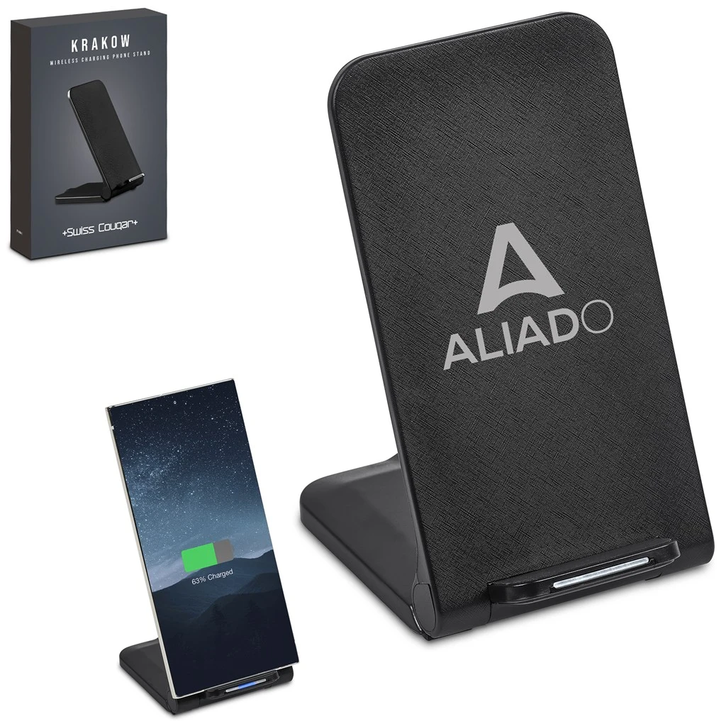 Swiss Cougar Krakow Sem Fios Charging Phone Stand | Mt-Sc-564-B